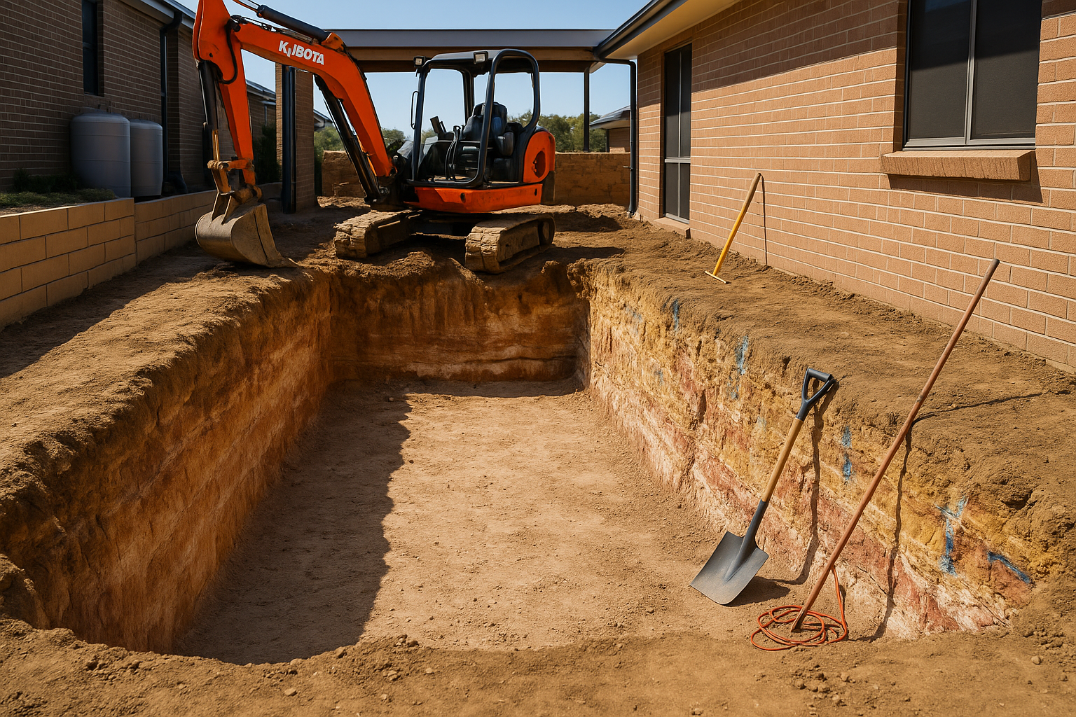 Pool & Spa Excavation in Tight Spaces